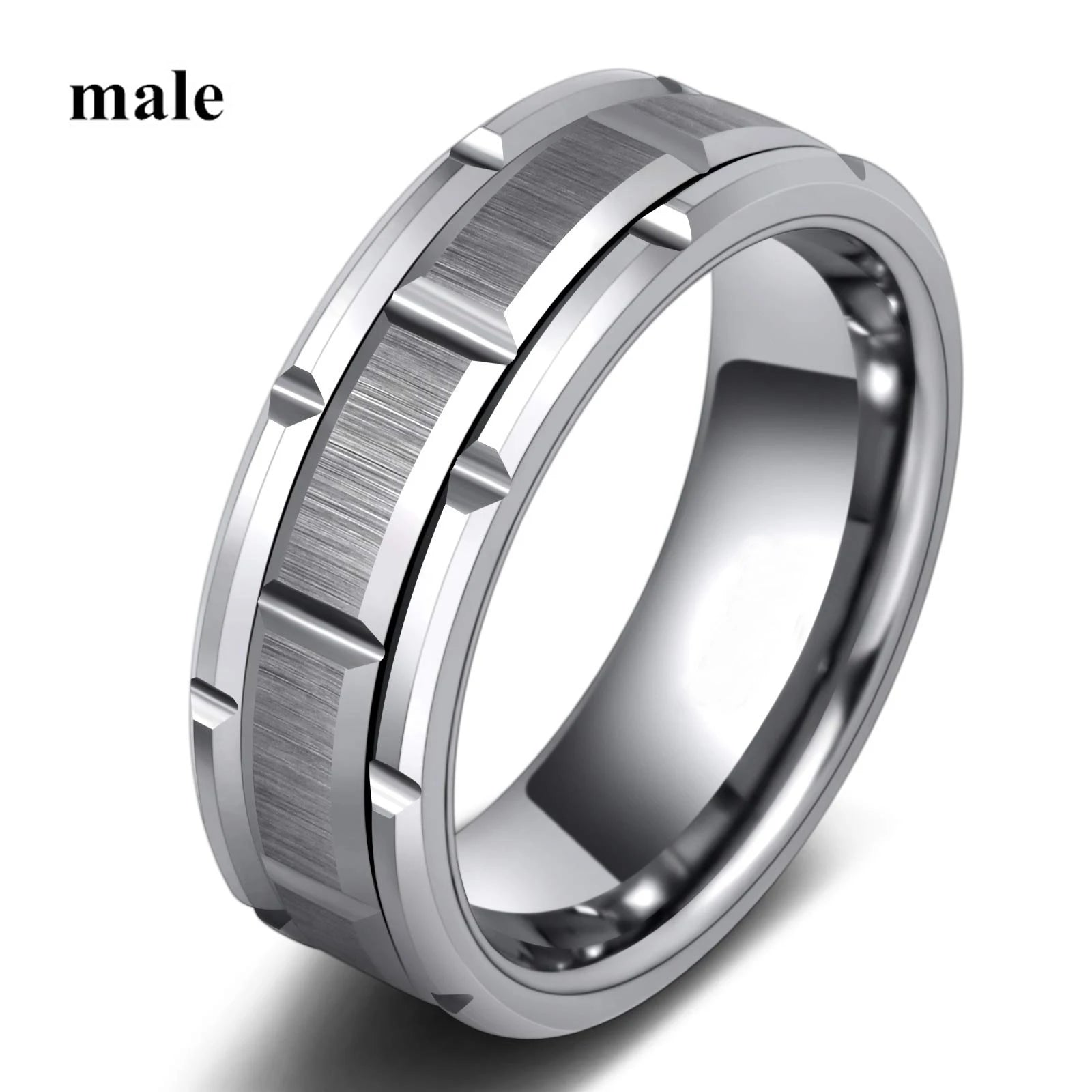 Couple Rings Romantic Purple Rhinestones CZ Rings Set, Trendy Steel Celtic Dragon Rings