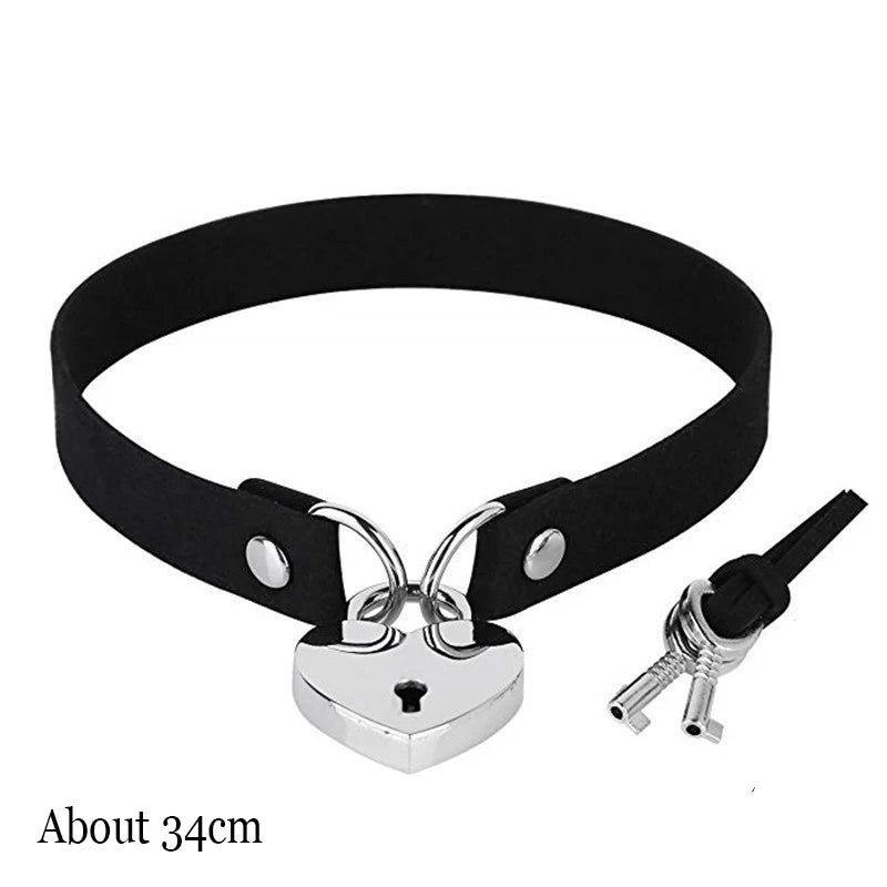 Woman Black Punk Choker Collar Necklace, Spike Chocker Gothic Cosplay Accessories