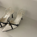 2026 New Women's Sandals Fashionable Buckle Designer Elegant Pointed Toe High Heels
