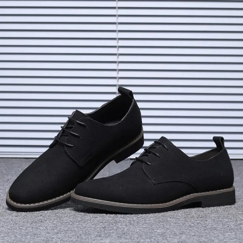 Men's Dress Shoes Suede Leather Casual Men Designer