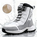 Womens Waterproof Winter Snow Boots Warm Shoes Furry Mid Calf Lightweight Walking Hiking Booties