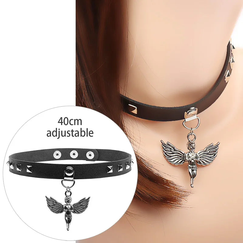 Sexy Trendy Vintage Charm Round Gothic Collar Necklaces