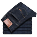 Men's Fashion Straight Jeans 2025, New Stretch Slim Fit Pants Comfortable and Soft