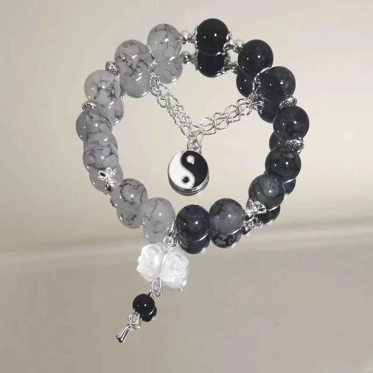 New Simple Crystal Bead Bracelet for Women and Girls