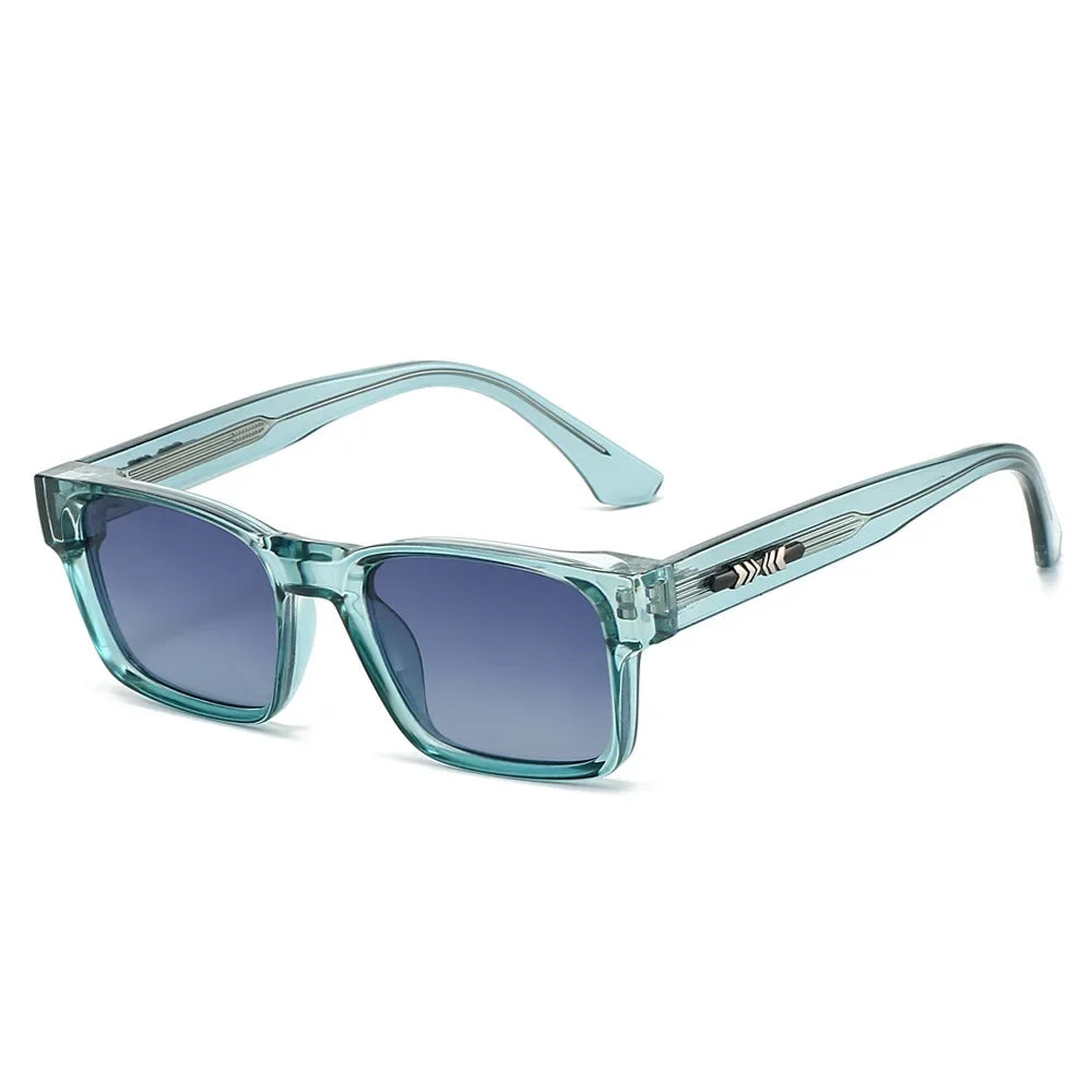 Unisex Quality Square Metal Core Polarized Sunglasses UV400
