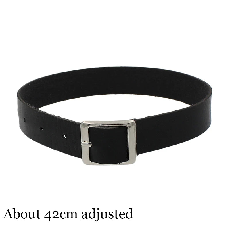 Woman Black Punk Choker Collar Necklace, Spike Chocker Gothic Cosplay Accessories
