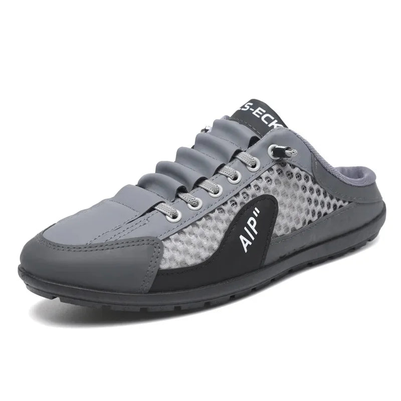 Men's Comfortable Half Support Fashionable Breathable Popular Casual Shoes Mesh Lining