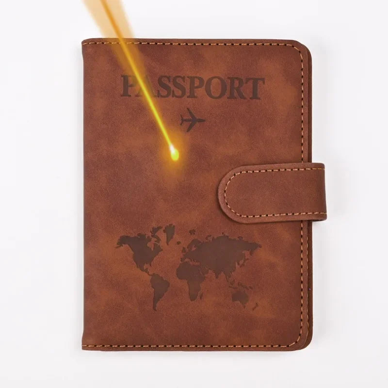 Custom Passport Cover Case Holder, Monogrammed Engraved Name
