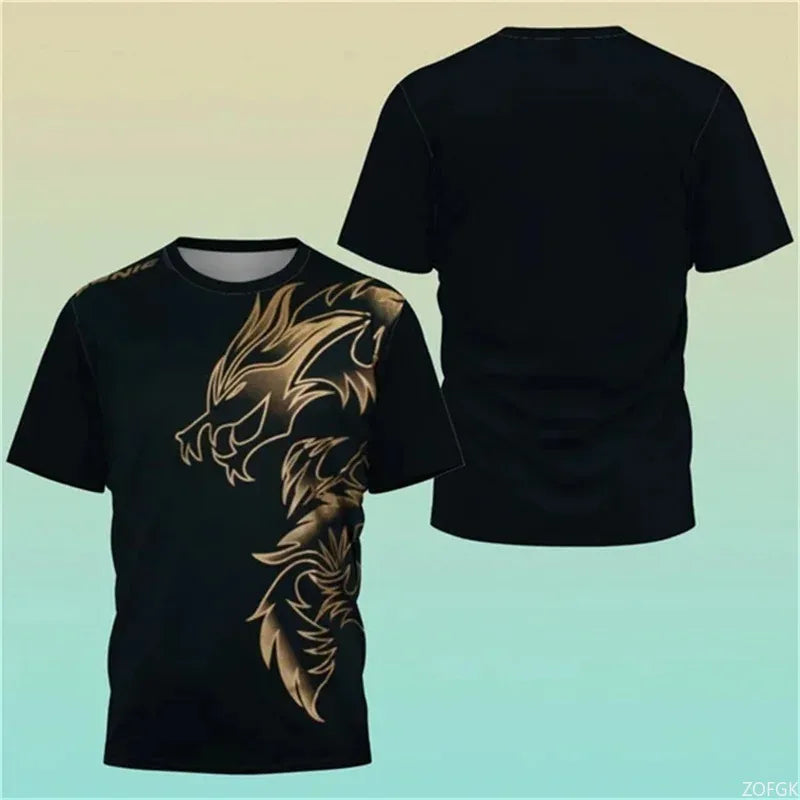 New Hot 3D Printing Boutique Table Tennis Shirt, Sweat Absorption Comfortable Top