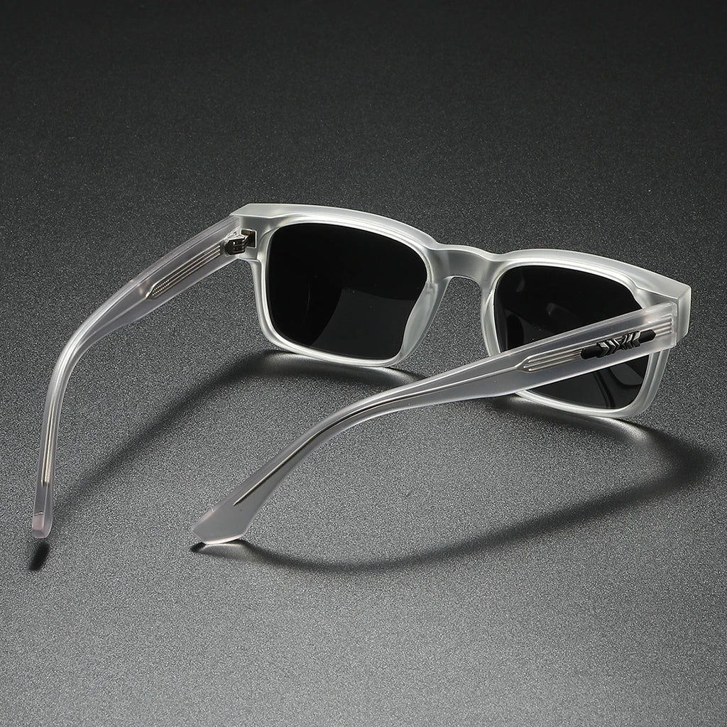 Unisex Quality Square Metal Core Polarized Sunglasses UV400