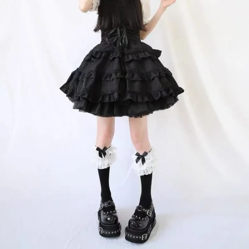 Sneakers Wedge High Heels Shoes Hot Star Graffiti Shoes on Platform Gothic