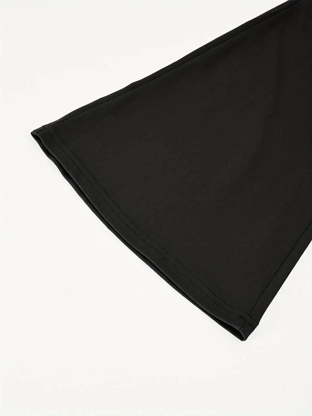 Girls' 3Pc Black Bell-Bottom Pants, Comfortable and Fashionable Ages 3-11,