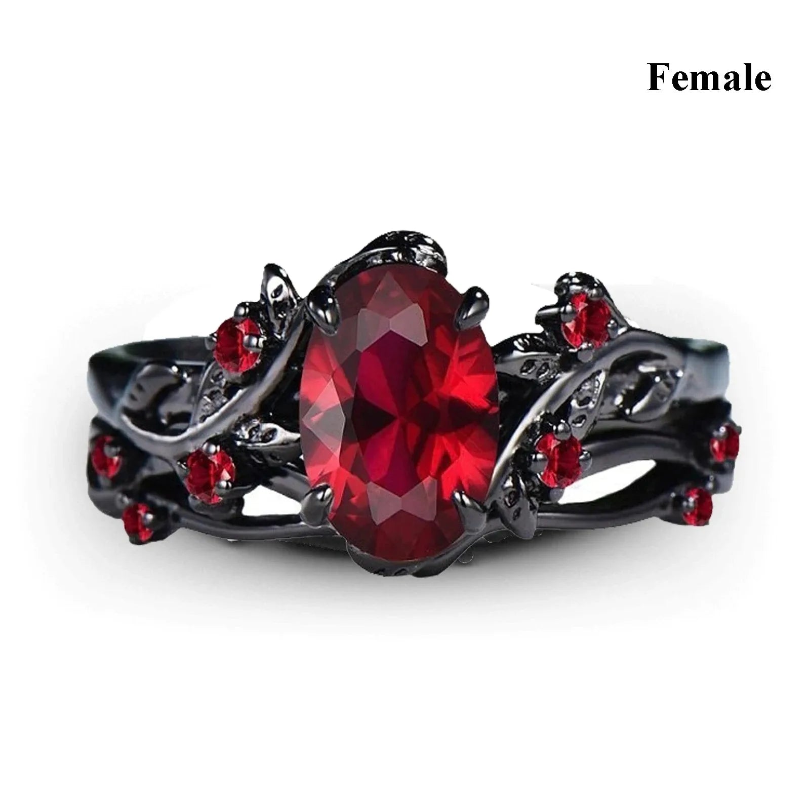 Couple Rings Romantic Purple Rhinestones CZ Rings Set, Trendy Steel Celtic Dragon Rings
