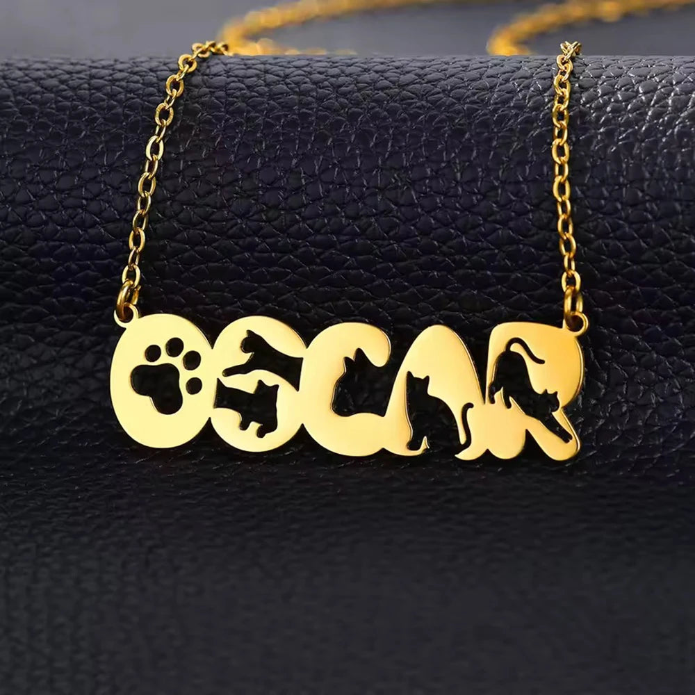 Stainless Steel Custom Personalized Name Necklaces