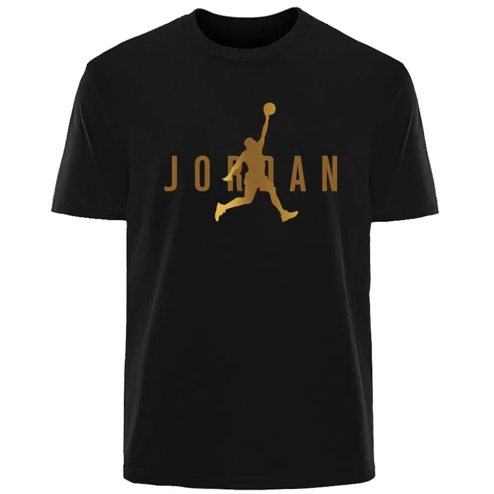 2025 Men's New High Quality Short Sleeve Cotton T-shirt, Sweat Absorption