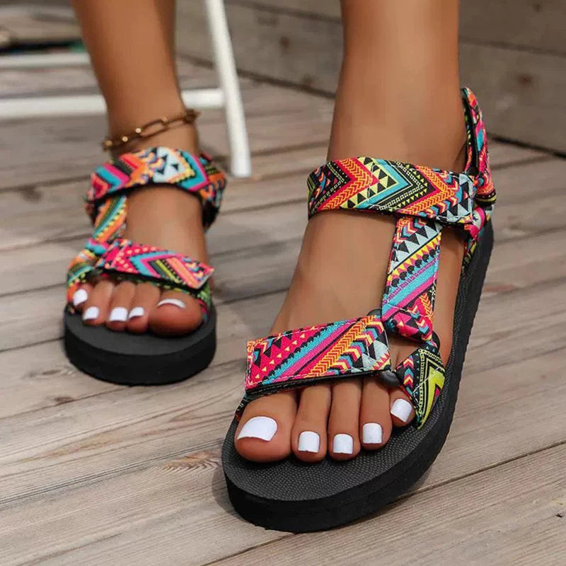 Summer Flat Women's Hemp Rope Set  Sandals