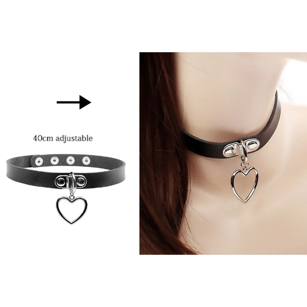 Sexy Trendy Vintage Charm Round Gothic Collar Necklaces