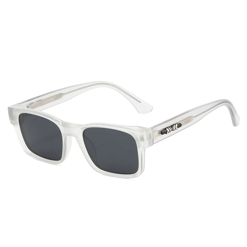 Unisex Quality Square Metal Core Polarized Sunglasses UV400