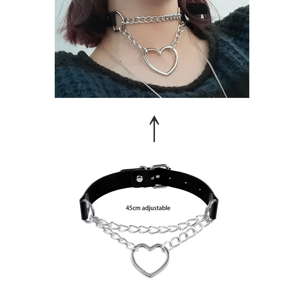 Sexy Trendy Vintage Charm Round Gothic Collar Necklaces