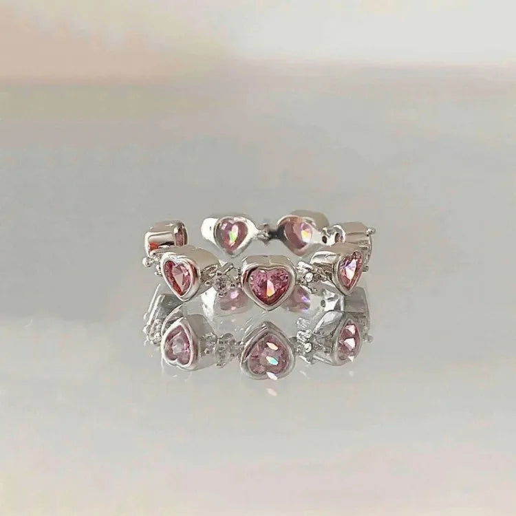 New Arrival, Romantic Lovely Pink Bowknot Design, Exquisite Jewelry Ring with Micro Bow Tie Zircon