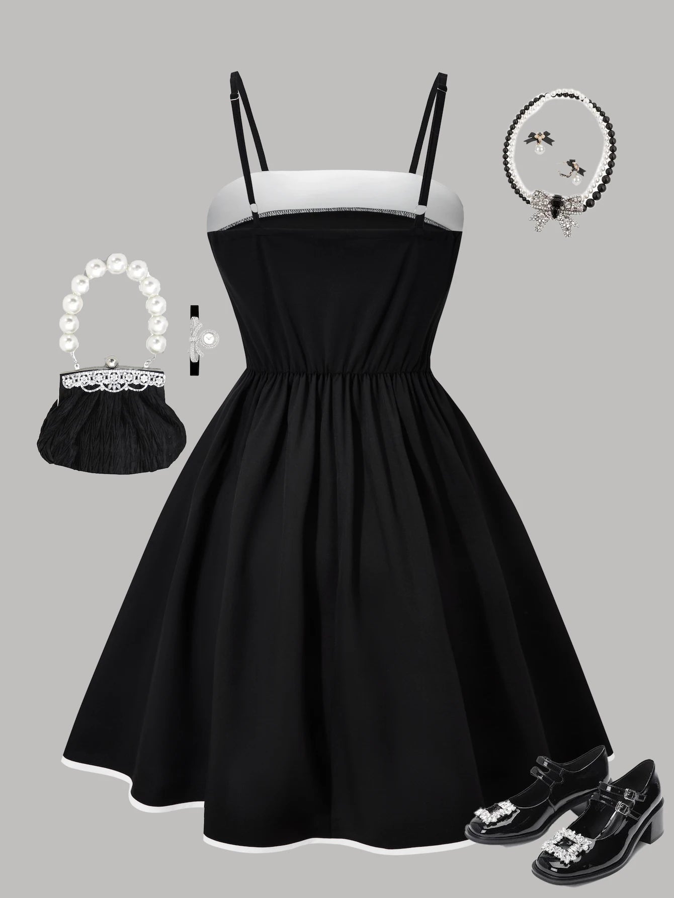 Girls' Beautiful and Fashionable Summer Dress with Bow