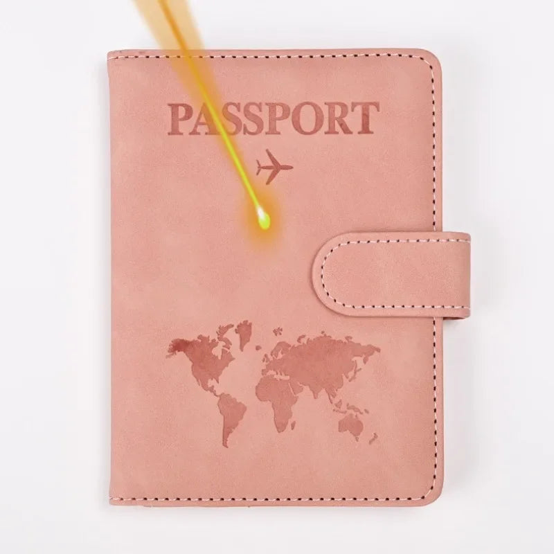 Custom Passport Cover Case Holder, Monogrammed Engraved Name