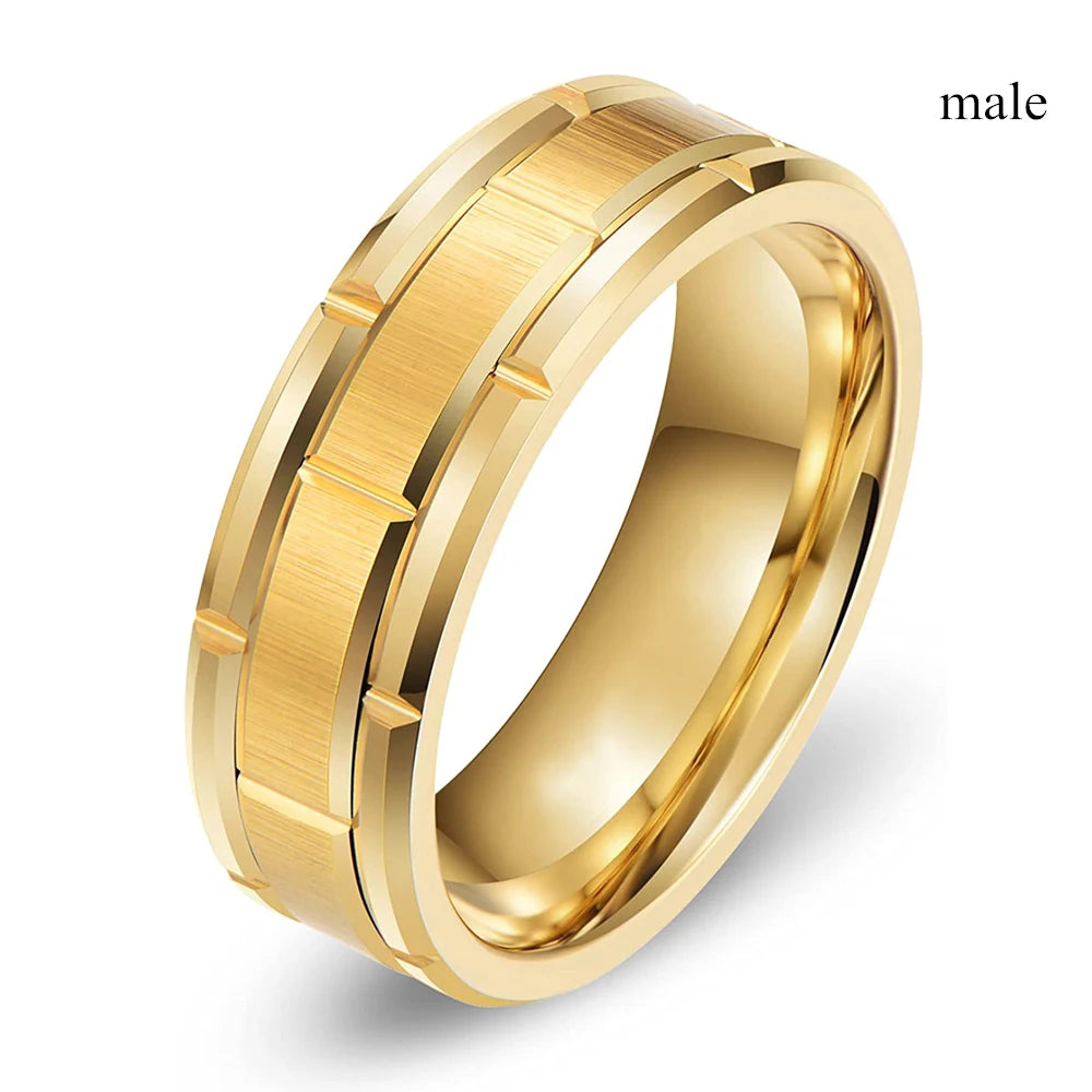 Couple Rings Romantic Purple Rhinestones CZ Rings Set, Trendy Steel Celtic Dragon Rings
