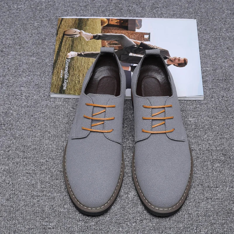 Men's Dress Shoes Suede Leather Casual Men Designer