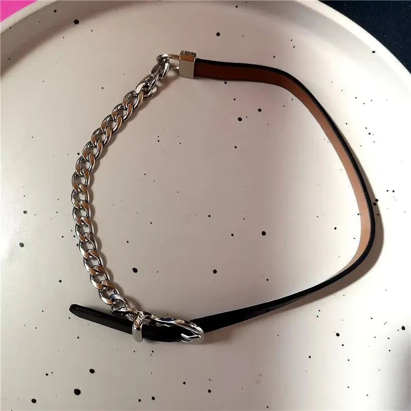 Y2K Cat Claw Star Heart Pendant, Plush Leopard Bone Choker,
