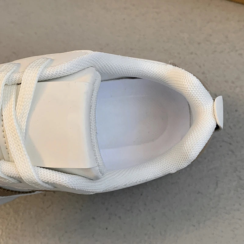 Summer Casual Patchwork Leather Sneakers