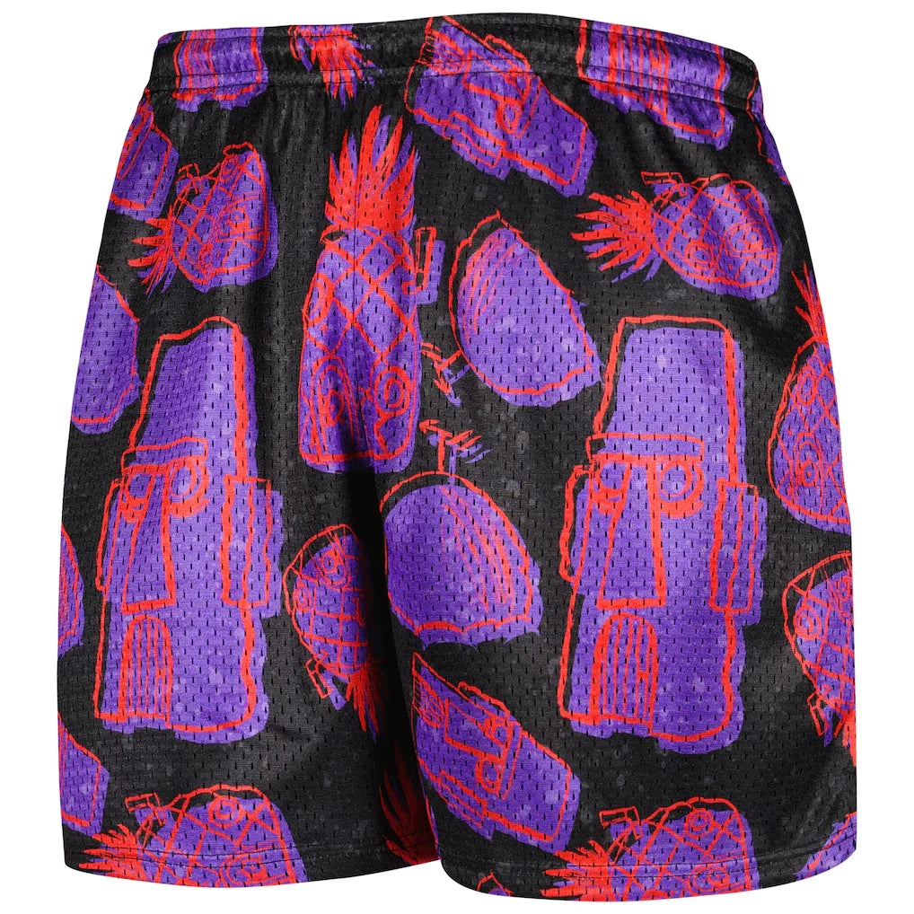 Adult and Children's Cyberpunk Style, SpongeBob Pineapple Shorts, Breathable Quick-Dry 3D Print