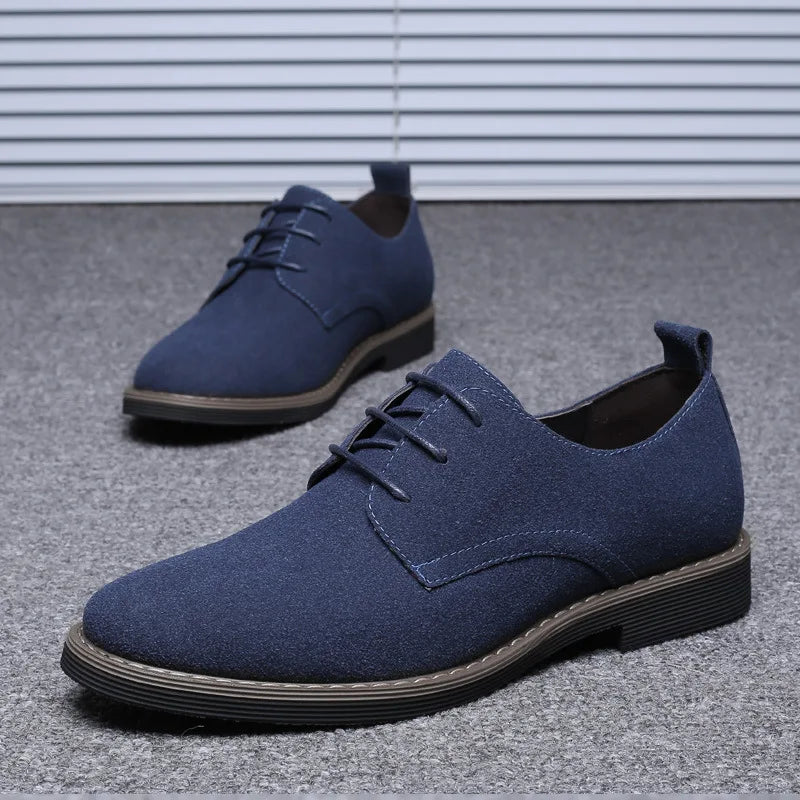 Men's Dress Shoes Suede Leather Casual Men Designer