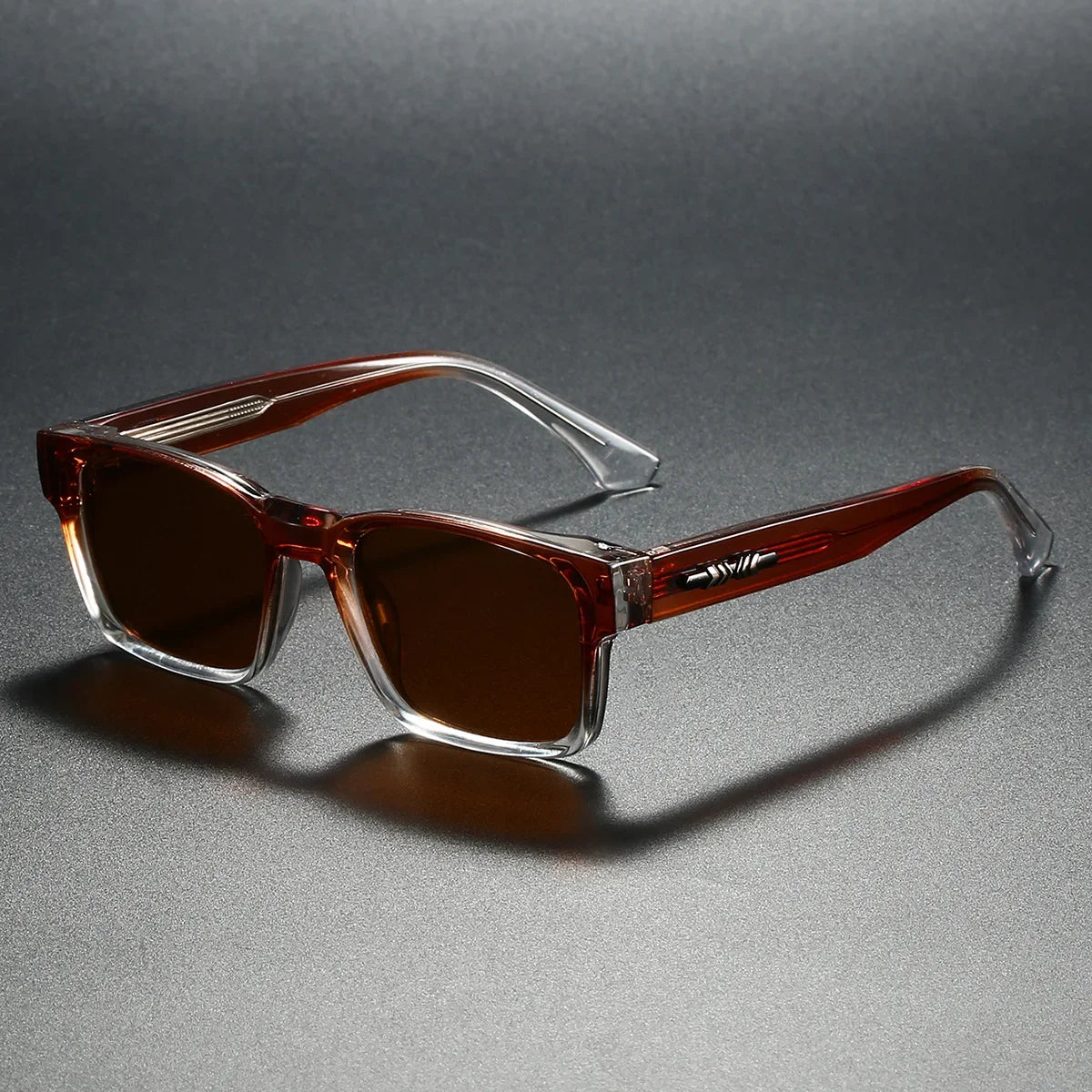 Unisex Quality Square Metal Core Polarized Sunglasses UV400