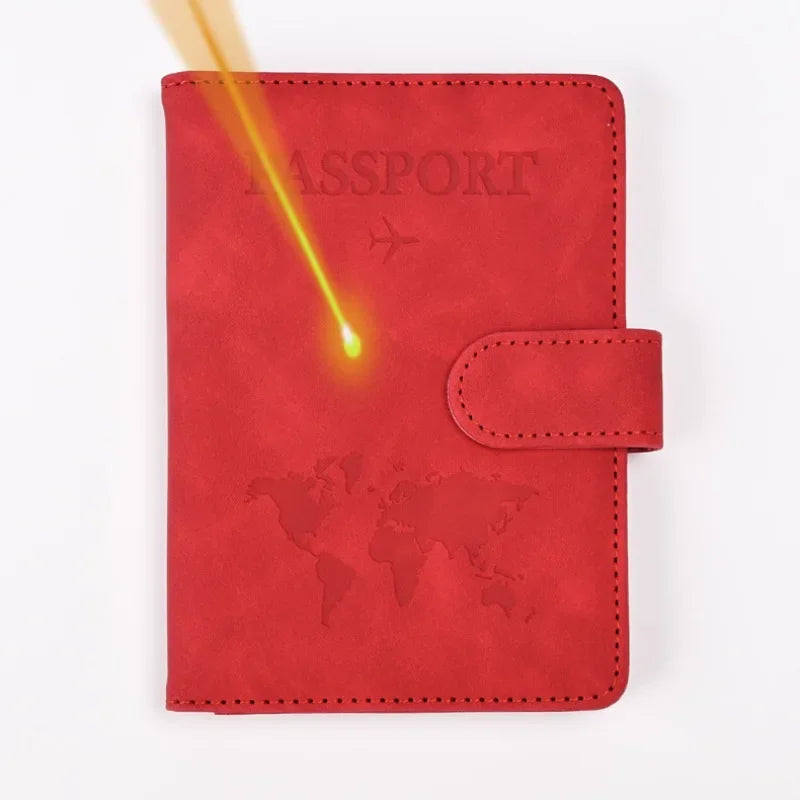 Custom Passport Cover Case Holder, Monogrammed Engraved Name