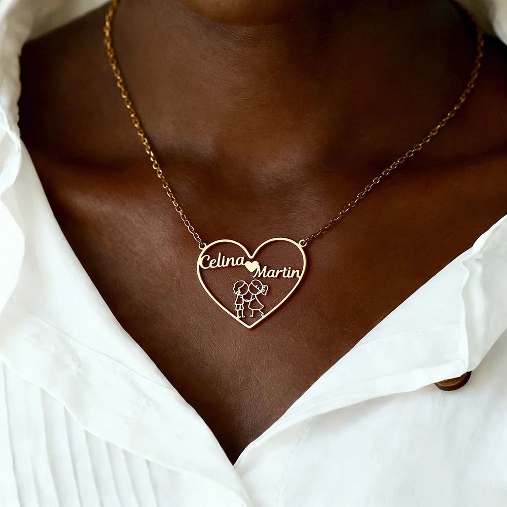 Stainless Steel Custom Personalized Name Necklaces