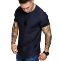 Men's Short Sleeve Crew Neck T-Shirts, Lightweight and Comfortable