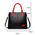 Ladies Luxury Designer PU Leather Tote Handbag with Large Capacity