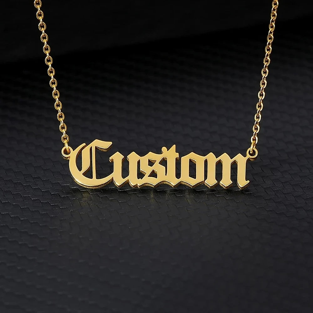 Stainless Steel Custom Personalized Name Necklaces