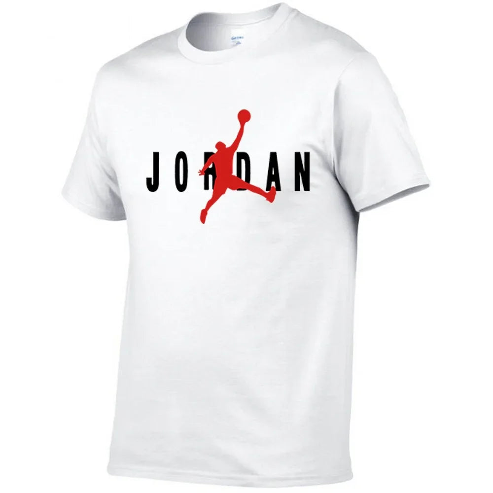 2025 Men's New High Quality Short Sleeve Cotton T-shirt, Sweat Absorption