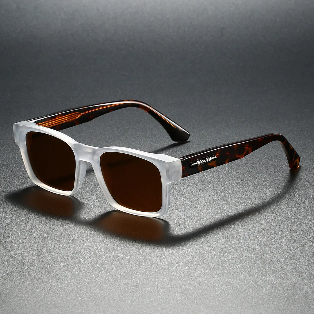 Unisex Quality Square Metal Core Polarized Sunglasses UV400