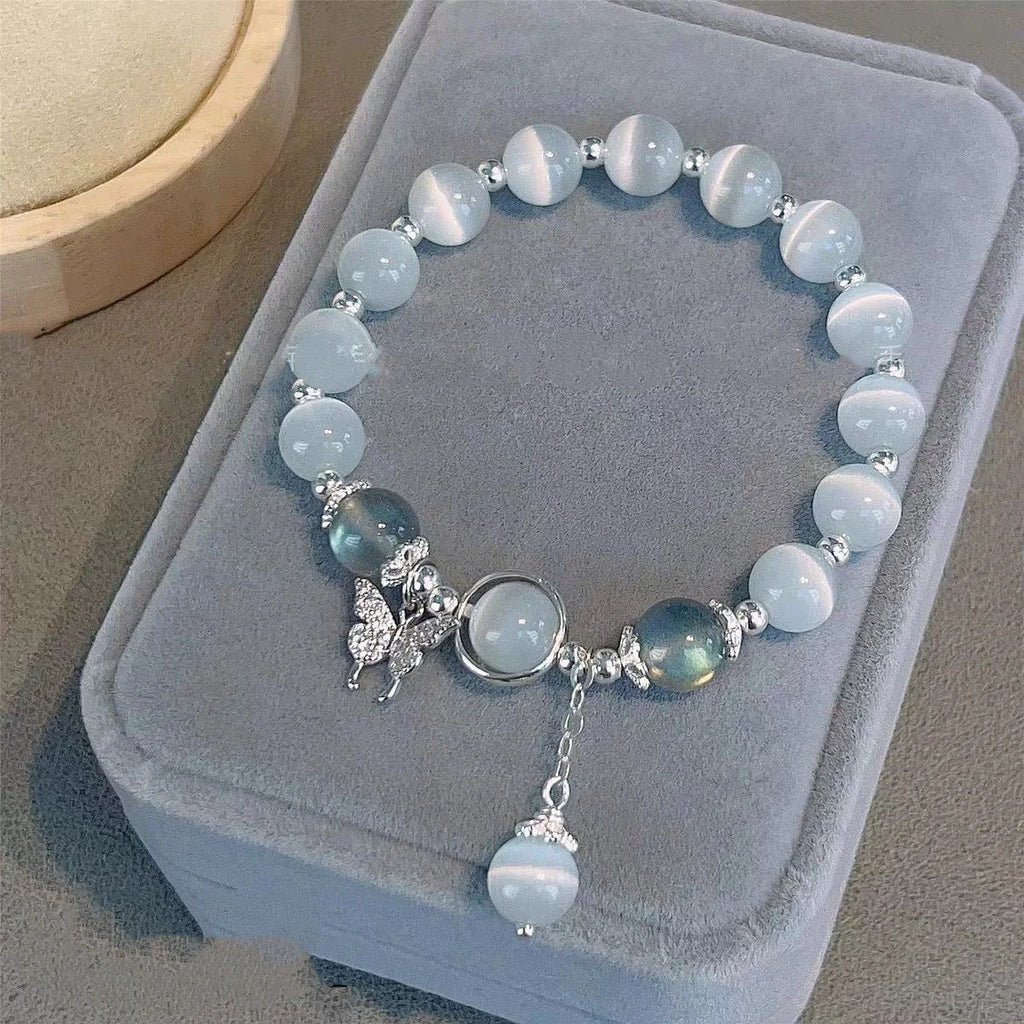New Simple Crystal Bead Bracelet for Women and Girls