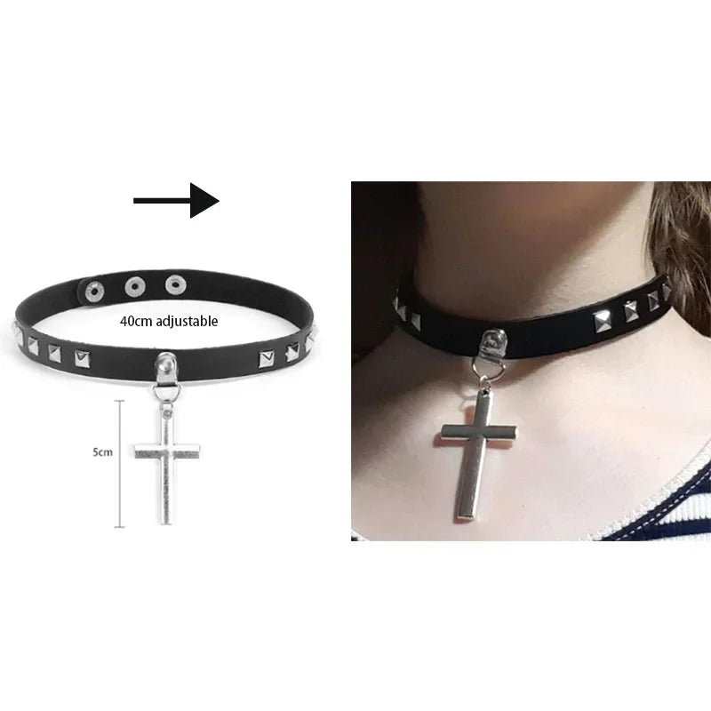 Sexy Trendy Vintage Charm Round Gothic Collar Necklaces