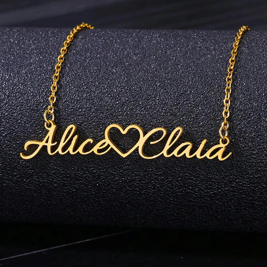 Stainless Steel Custom Personalized Name Necklaces