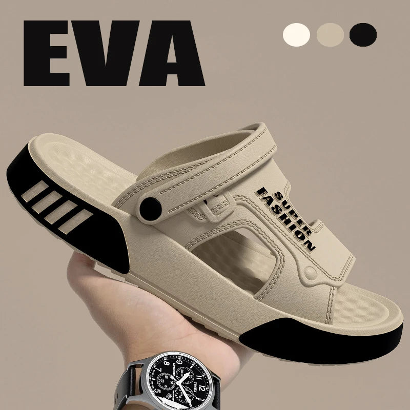Men's EVA Soft-soled Platform Slides Sandals