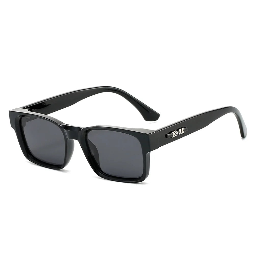 Unisex Quality Square Metal Core Polarized Sunglasses UV400
