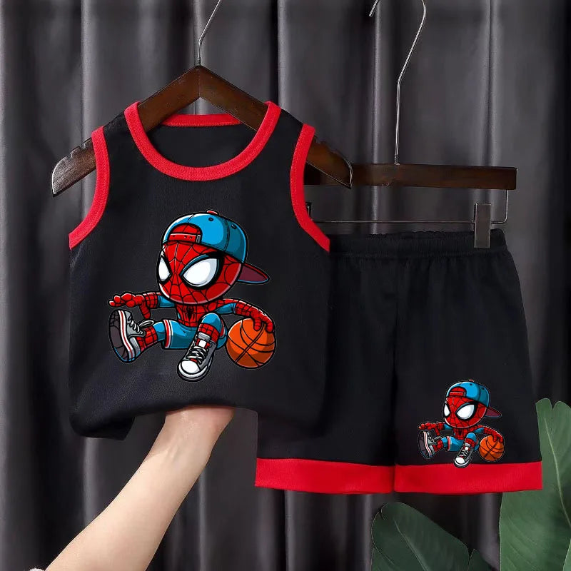 Boys Summer Sport Clothes 2Pc Sets, Breathable, Comfortable, Mesh Casual Outfits