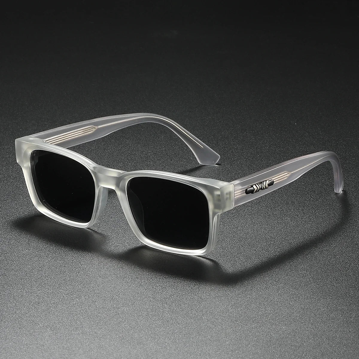 Unisex Quality Square Metal Core Polarized Sunglasses UV400
