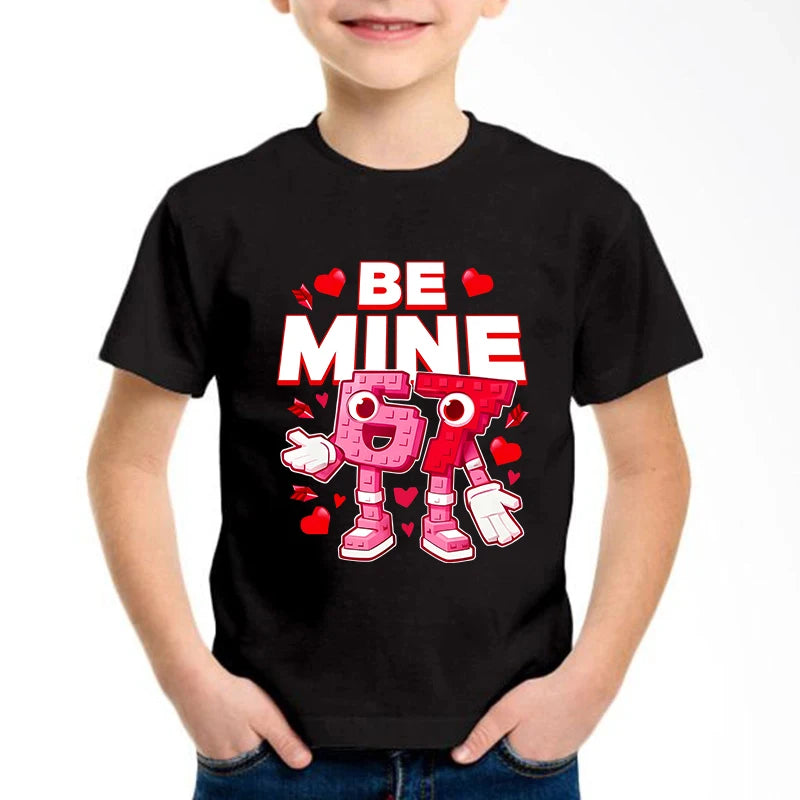 New Funny Six Seven Italian Brainrot Graphic Print T-Shirt Boy/Girl