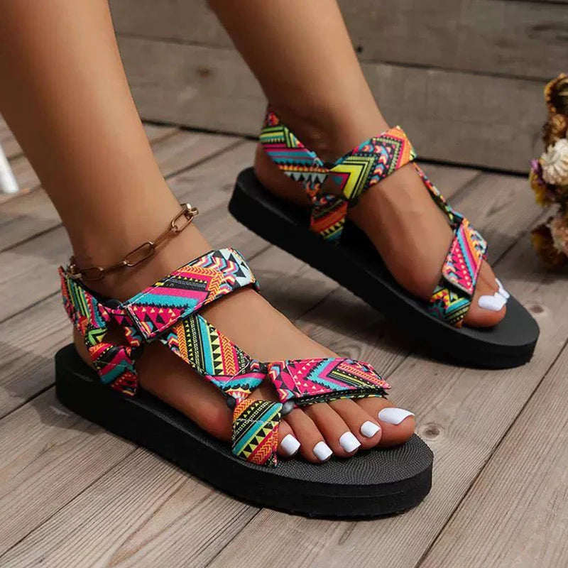 Summer Flat Women's Hemp Rope Set  Sandals