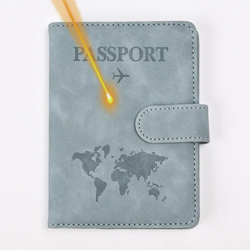Custom Passport Cover Case Holder, Monogrammed Engraved Name